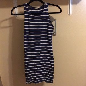 Stripped tube dress